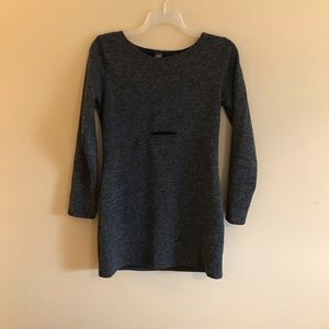 CLEARANCE 🧨Peep-Hole Gray Sweater Dress